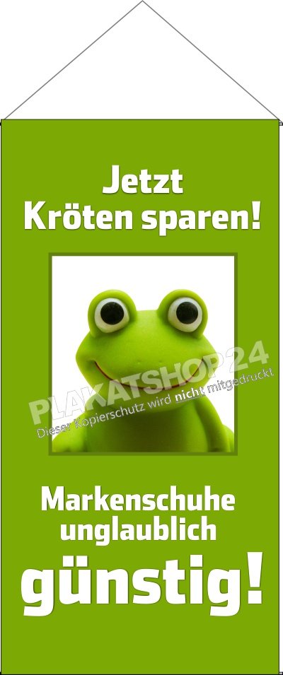 stoffbanner-schuhangebote Stoffbanner Sonderangebote Schuhe