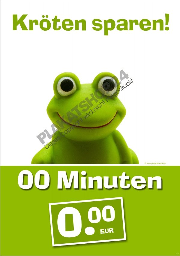 Lustiges Angebotsposter für Sonnenstudio