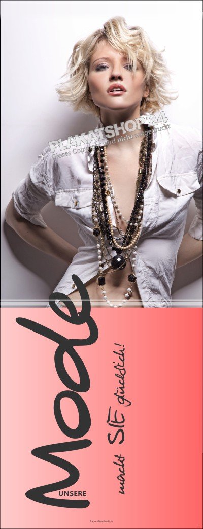 Modebanner Werbung für Damenmode