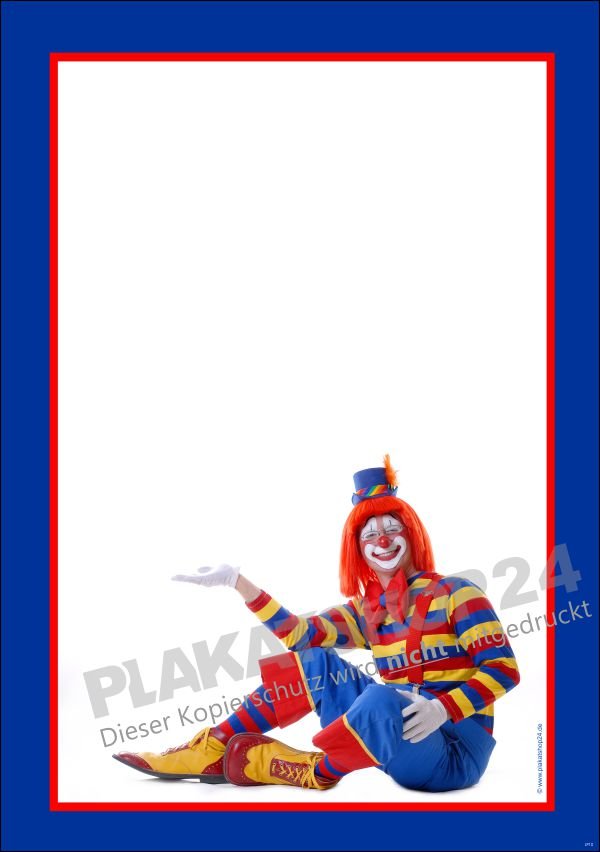 Werbeplakat zum Fasching, Fastnacht und Karneval