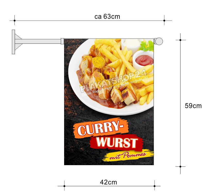 imbissfahne-currywurst-mit-pommeskGBgCS2zkKCKt Günstige Werbefahne für die Gastronomie