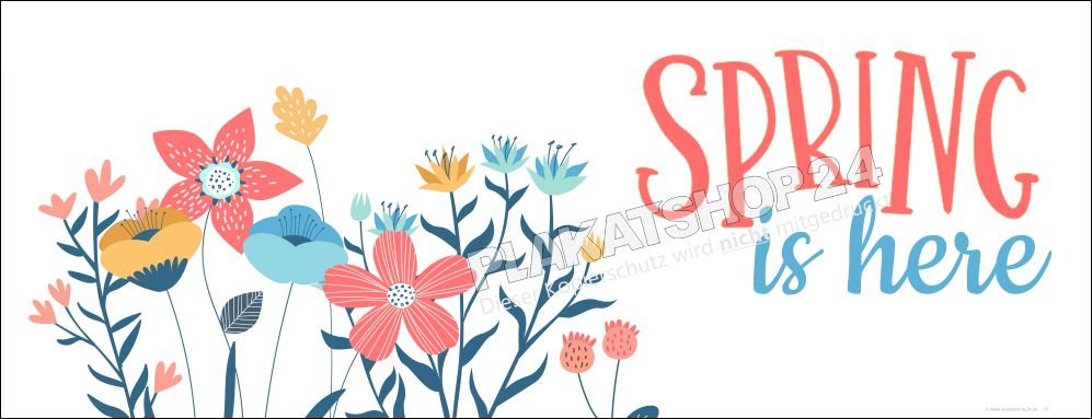 querbanner-spring Dekobanner Frühlingsschaufenster