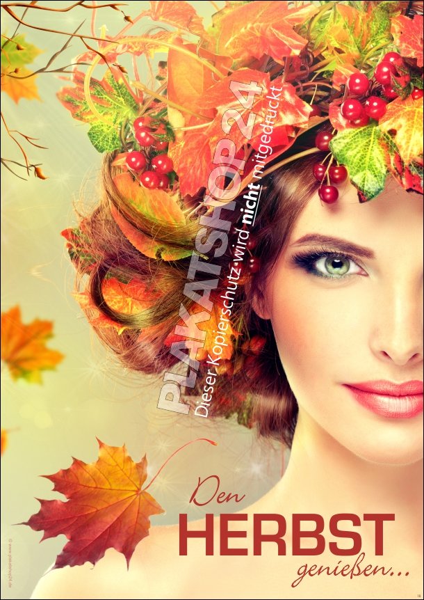 Herbst-Plakat Den Herbst genießen