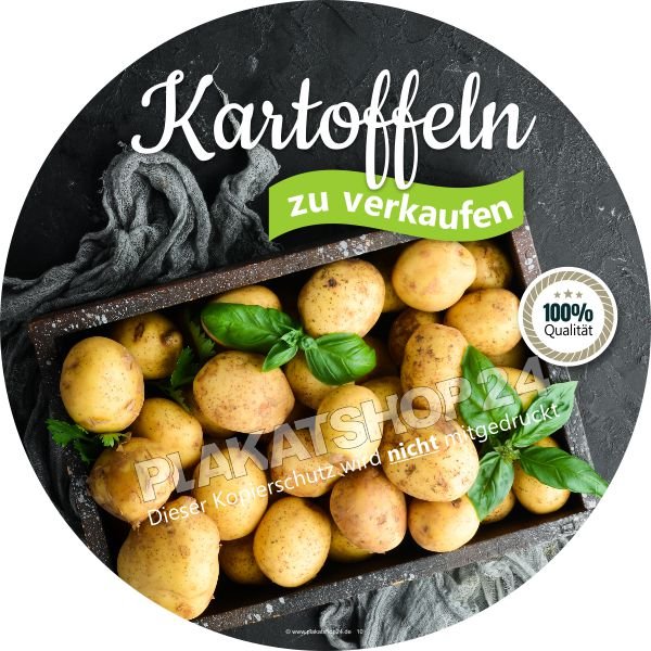 Werbefolie Kartoffeln aus der Region