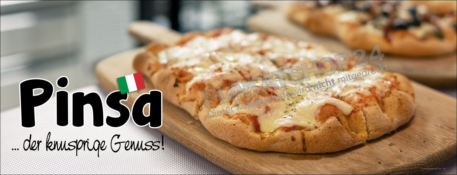 Werbebanner frische Pinsa