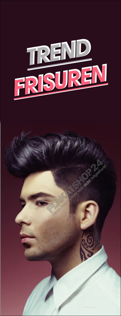 Frisurenbanner Undercut-Herrenhaarschnitt