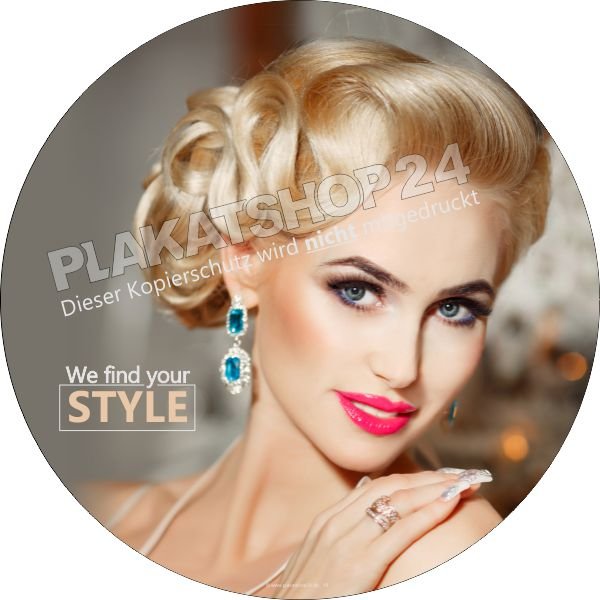 Klebefolie gerollte Steckfrisur