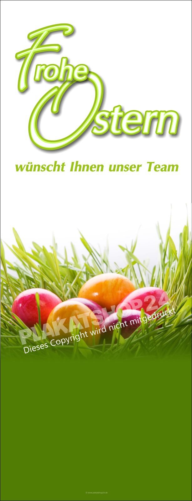 0aae211adf1af921f3f43d4e9415aacf Werbebanner für Osterdekoration oder Osterwerbung