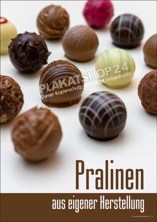 werbeposter-pralinen Werbeposter Pralinen eigene Herstellung