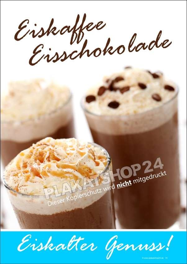 Eiscaféplakat Eisschokolade / Eiskaffee