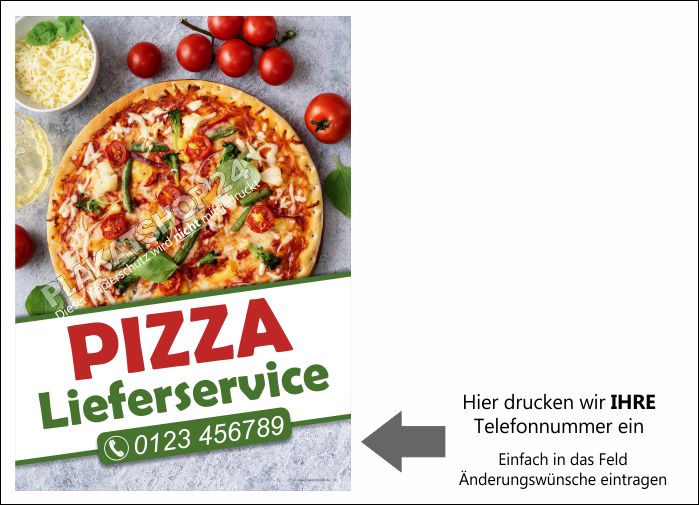 Werbeplakat Pizza Lieferservice – Wetterfeste PVC-Plane & Klebefolie Werbeplakat Pizza Lieferservice – Wetterfeste PVC-Plane & Klebefolie