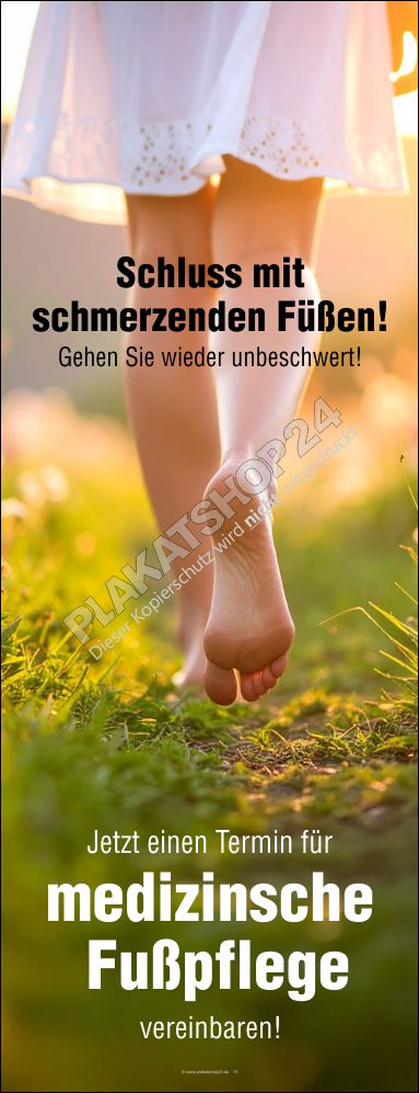 Banner medizinische Fußpflege - Termin vereinbaren