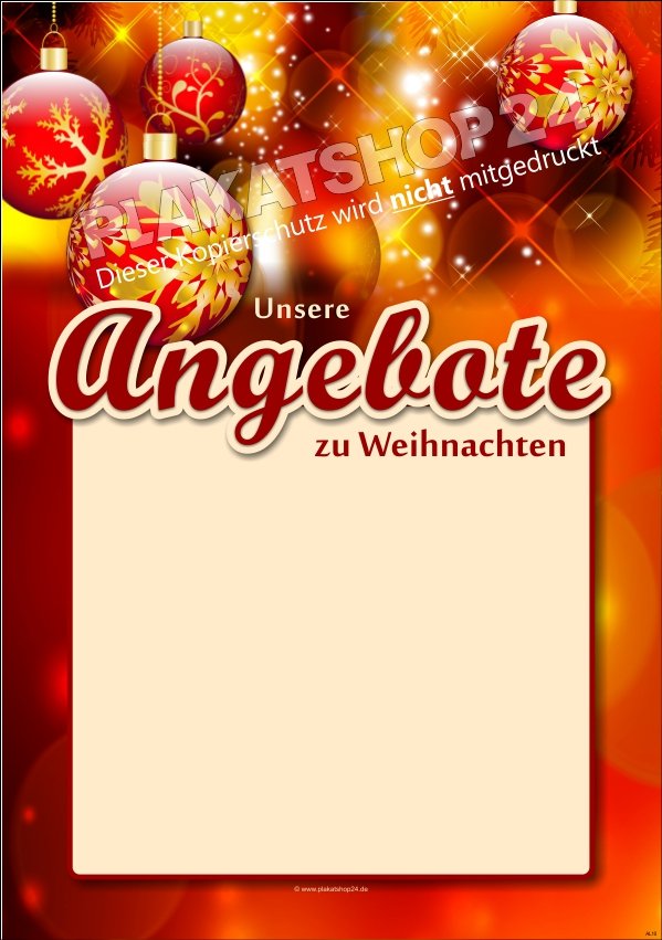 XA6934 beliebtes Weihnachtsplakat für Angebote