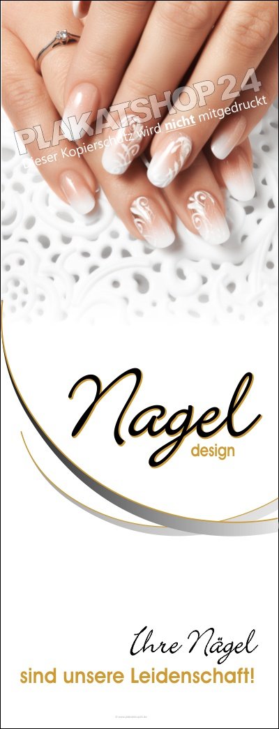 Nailart-Banner für Nagelstudio