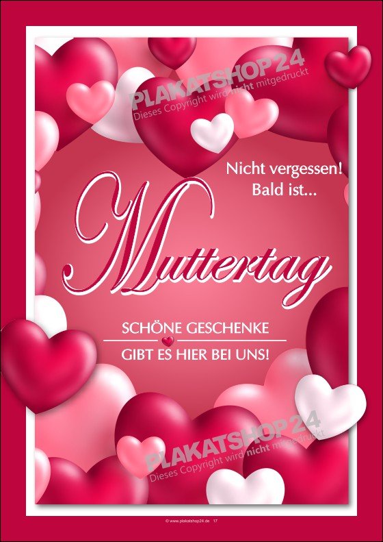 Muttertagsposter Geschenkideen