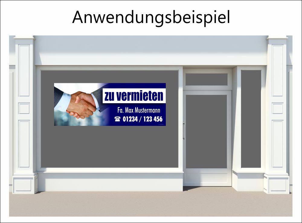 zu vermieten Banner für Vermietung von Haus, Wohnung, Ladenlokal und Geschäft zu vermieten Banner für Vermietung von Haus, Wohnung, Ladenlokal und Geschäft