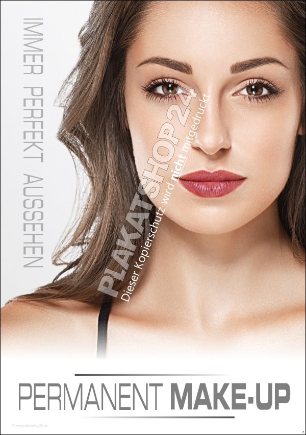 Werbeposter für Permanent Make-up