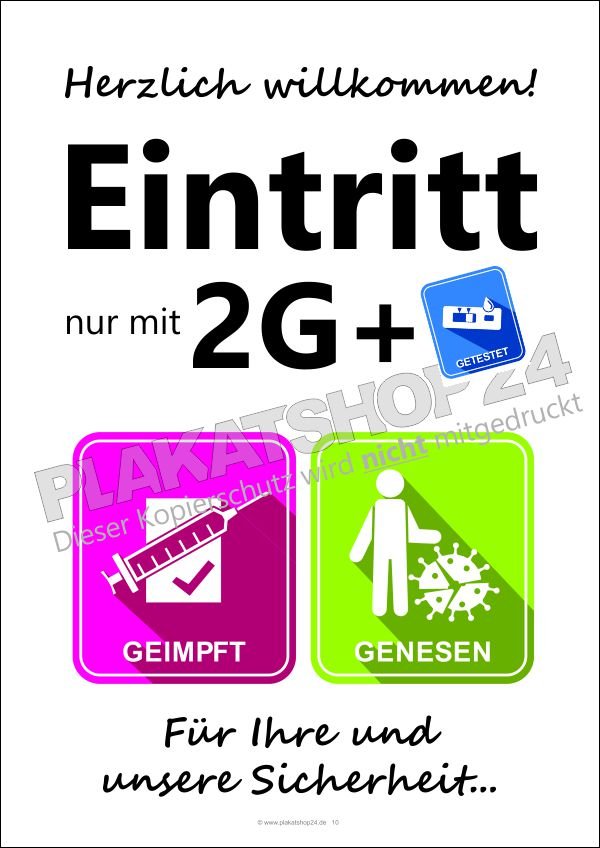 Plakat 2G Plus