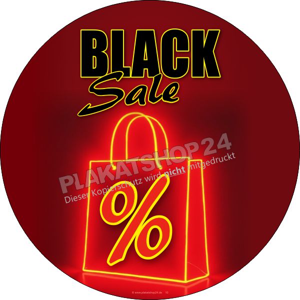Black Sale Schaufensterfolie Black Sale Schaufensterfolie