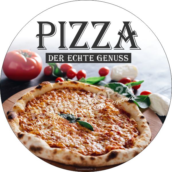 Werbefolie Pizza