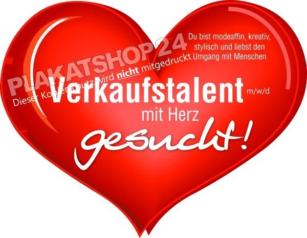 sticker-verkaufstalent-gesucht Herzaufkleber Verkaufstalent gesucht