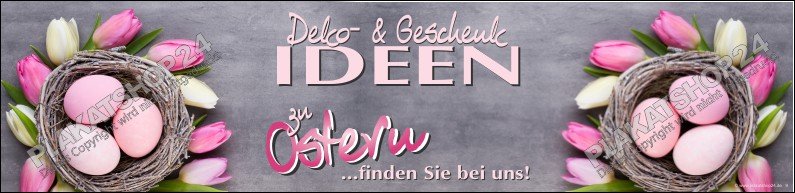 Klebefolie Ostergeschenkideen langformat