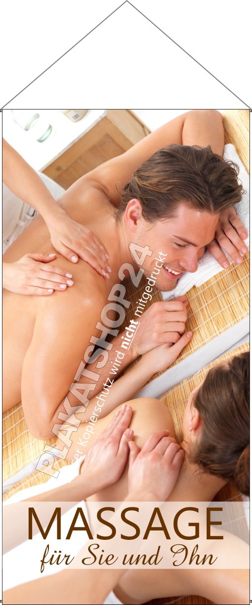 Stoffbanner für Massage Damen und Herren