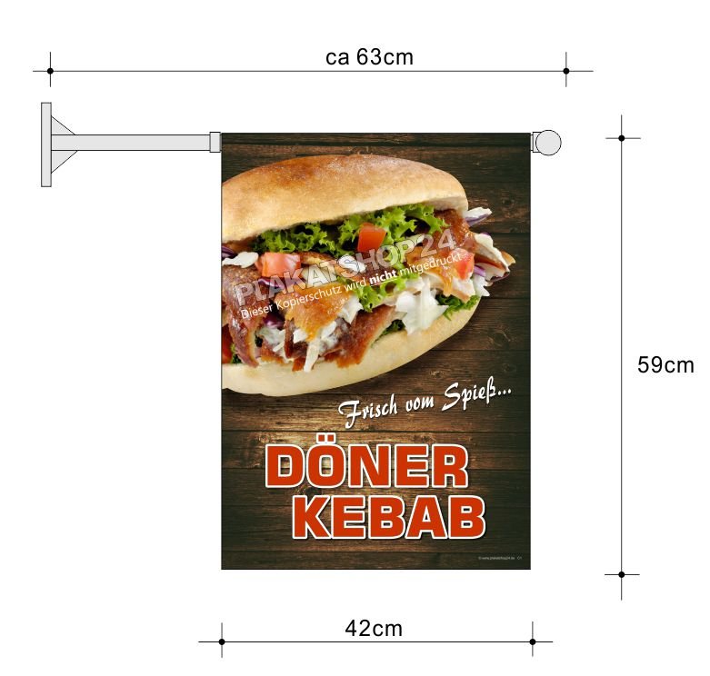 Fahne für Bild Döner-Kebab