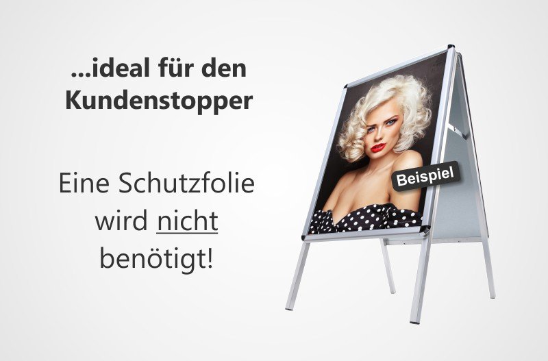 Plakat 0% Finanzierung bei Brillen-Abo als Werbeplakat für Augenoptiker