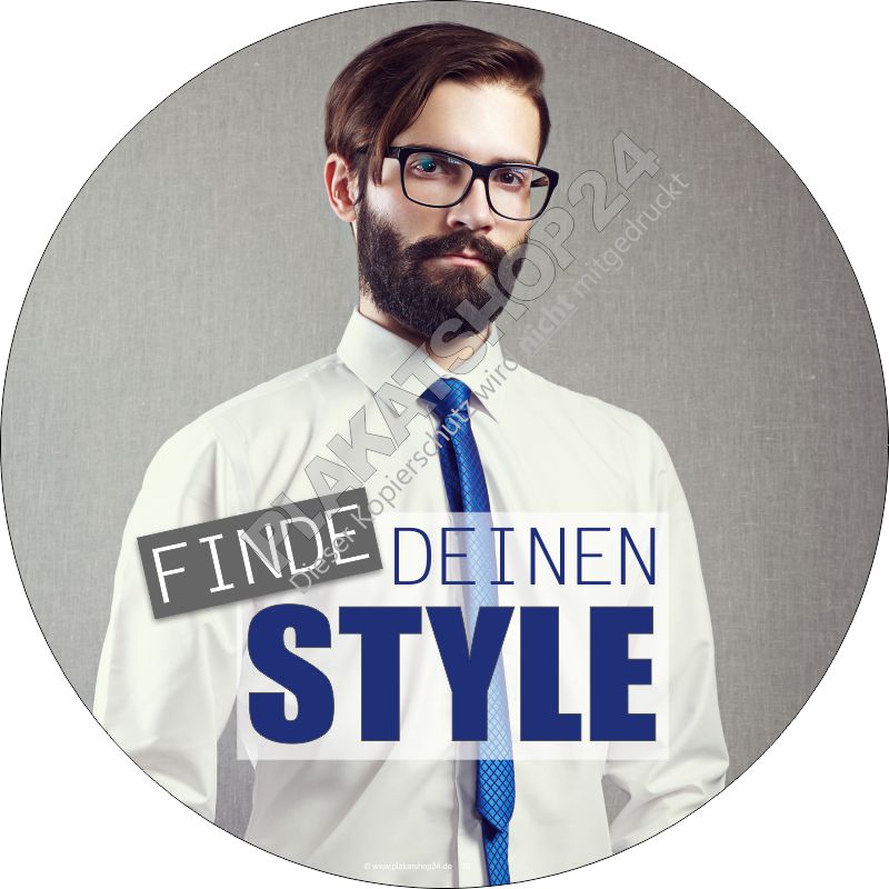 Aufkleber "Finde Deinen Style"