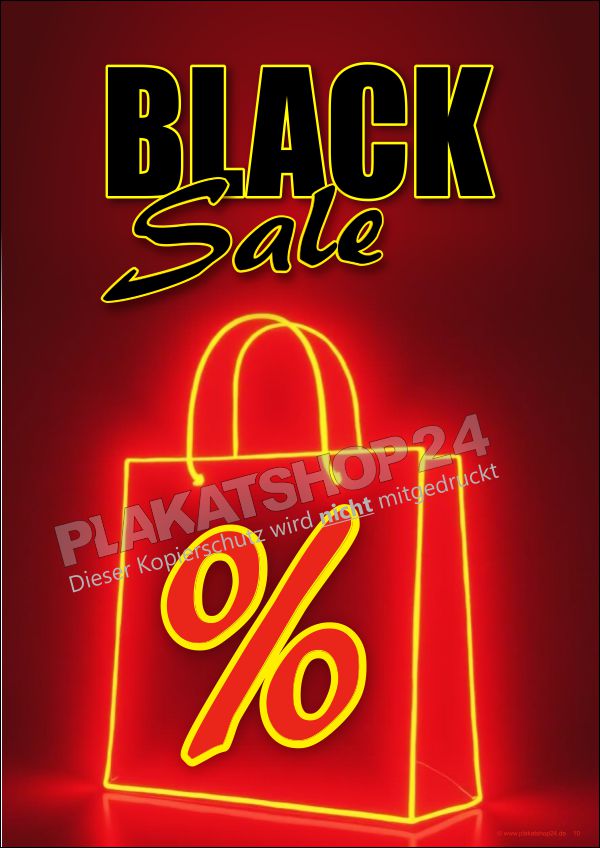Poster für den Black Sale Verkauf Poster für den Black Sale Verkauf