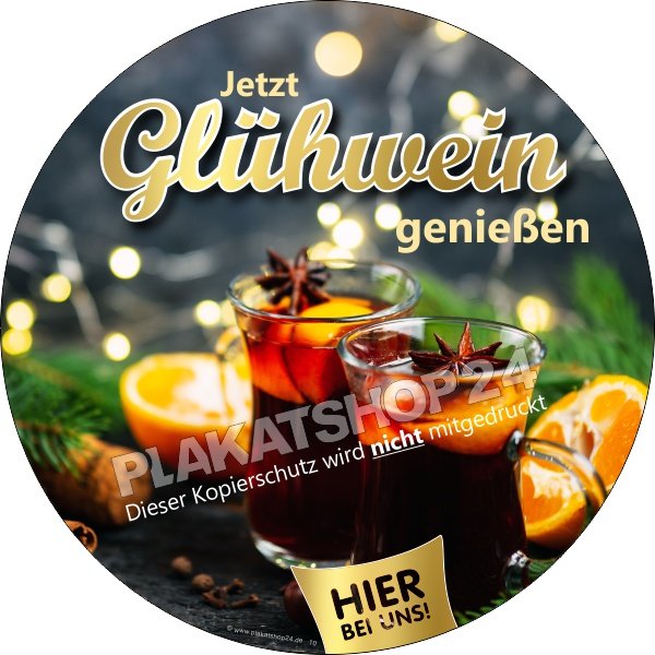 gluehweinaufkleber Weihnachtsaufkleber Glühweinausschank