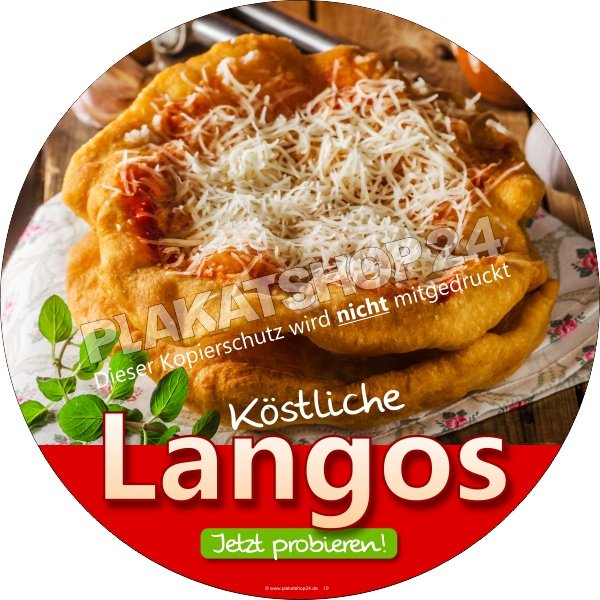 Werbefolie_Langos Schaufensterfolie für ungarische Langos