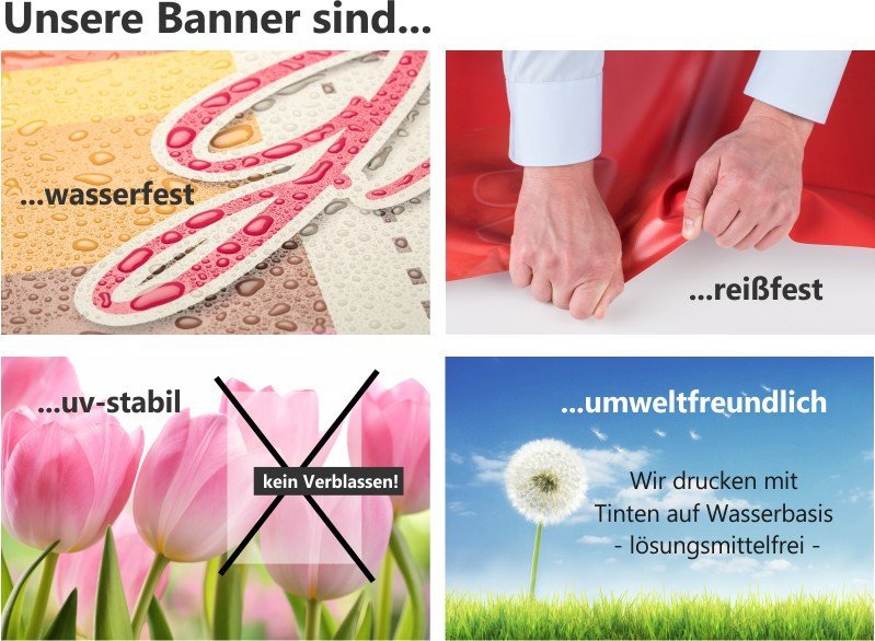 Dekobanner mit Rosenmotiv zum Muttertag