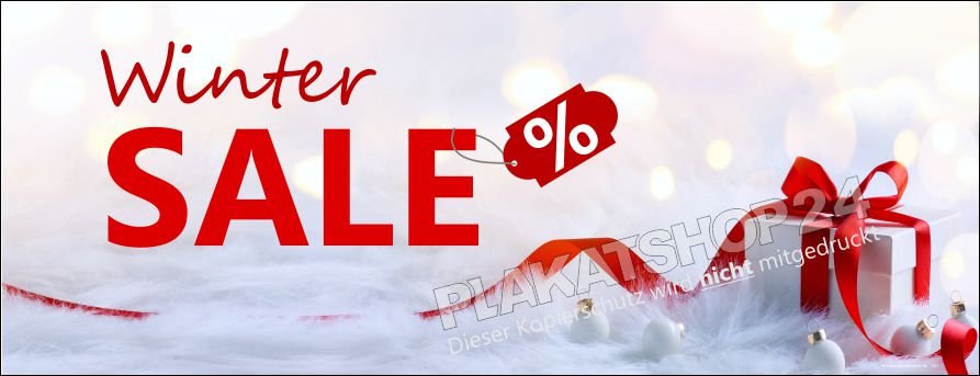Wintersale Werbebanner