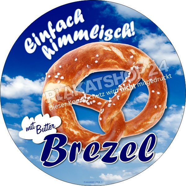 Werbefolie für Bäckerei speziell Brezelwerbung