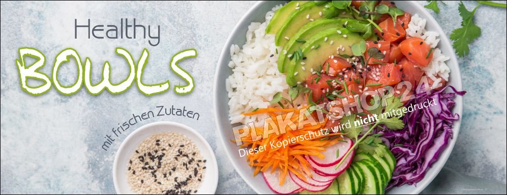 Gastronomiebanner Healthy Bowls