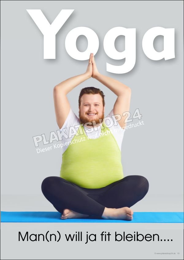 Werbeplakat Yoga Meditation für Sie und Ihn