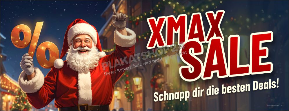 Bannerwerbung für XMAX Sale Bannerwerbung für XMAX Sale