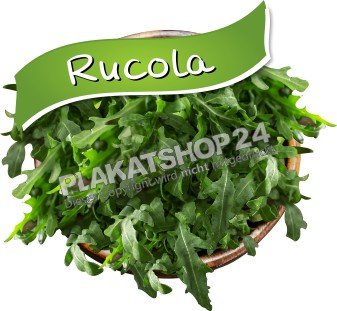 Gemüseaufkleber Rucola wetterfest