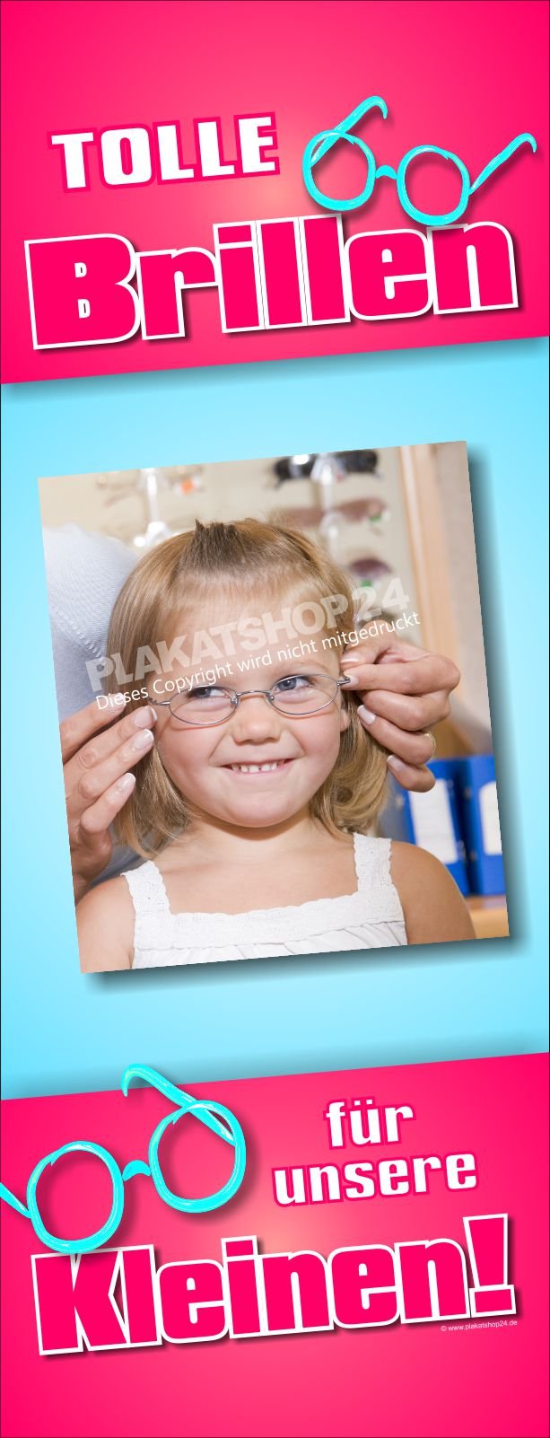 Banner für KInderbrillen-Aktion beim Augenoptiker