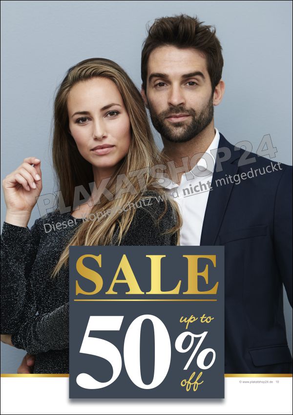 plakat-mode-reduziert Werbeplakat reduzierte / sale Mode