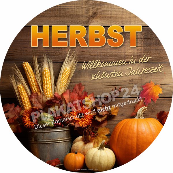 Folienaufkleber Herbst - Die schönste Jahreszeit