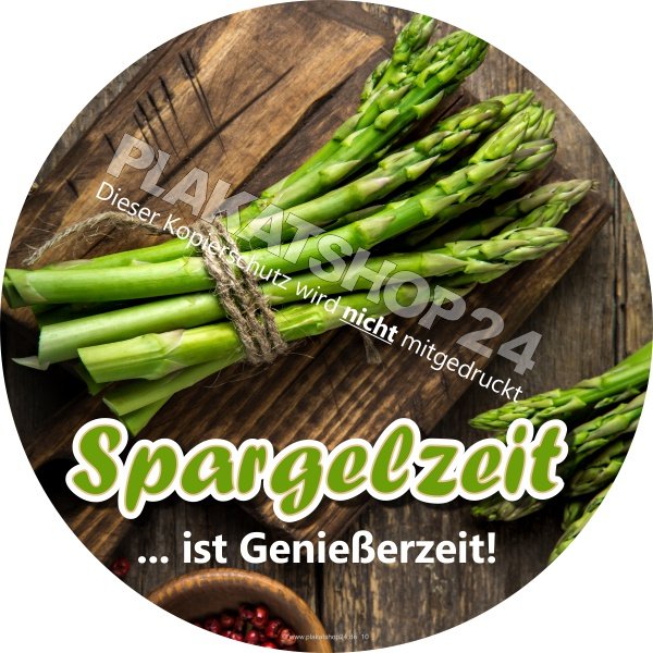 Werbefolie_gruener_Spargel Klebefolie grüner Spargel