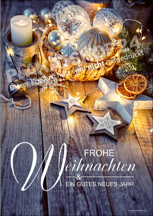 Dekoratives Weihnachtsplakat für Ihr Weihnachtsgeschäft