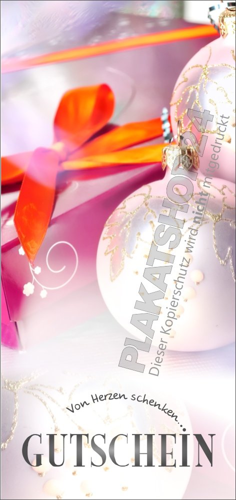 Gutscheinkarte Weihnachten
