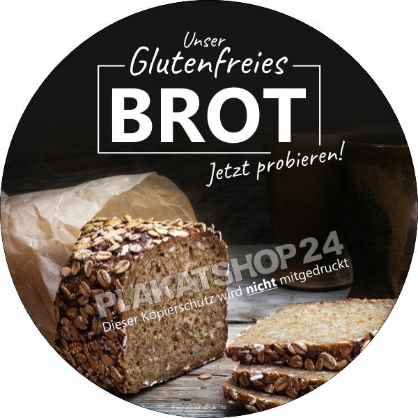 Klebefolie für Glutenfreies Brot