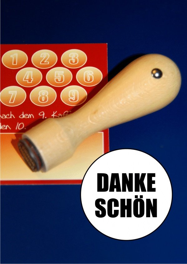Stempel für Treuekarte