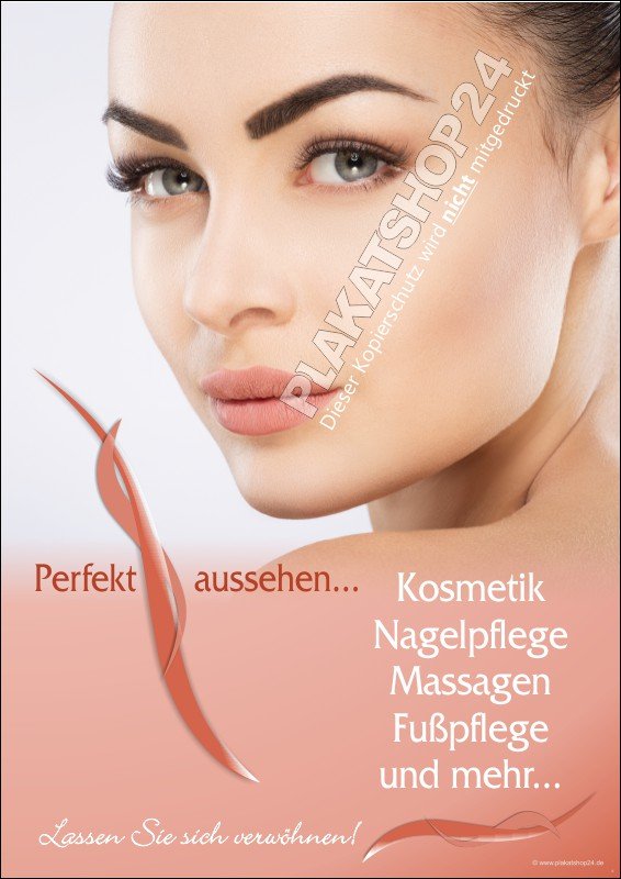 Image-Plakat für Kosmetik-Studio