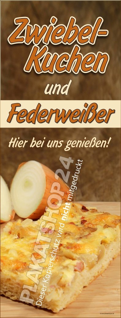 Banner für Zwiebelkuchen und Federweißer